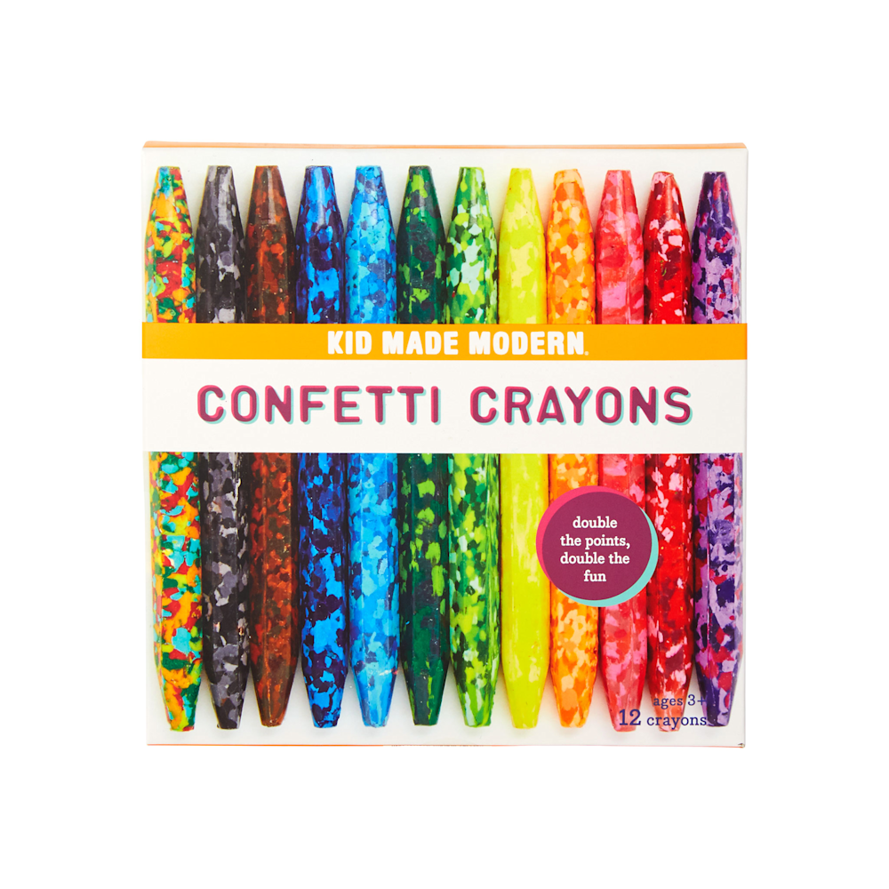 Kid Made Modern Confetti Crayons Set of 12: 0