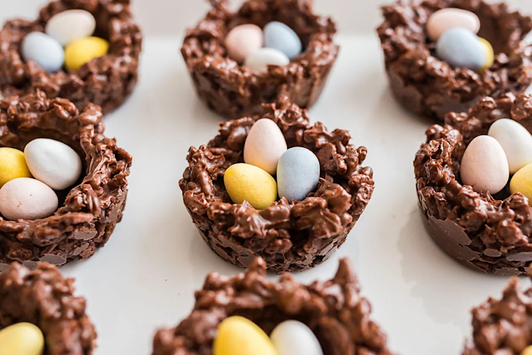 Easter Birds Nest Cookies