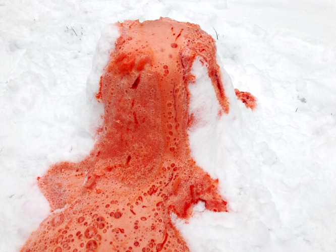 Snow Day Volcano