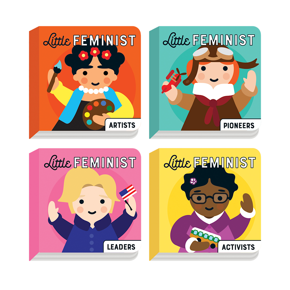 Mudpuppy Little Feminist Board Book Set 1