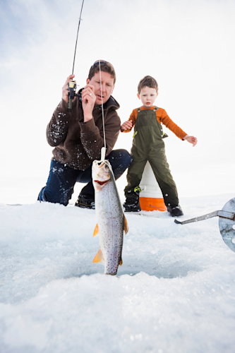 Ice fishing