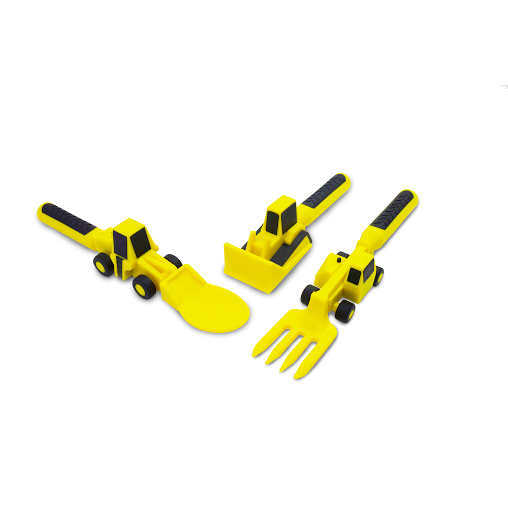 Constructive Eating Construction Utensil Set: 0