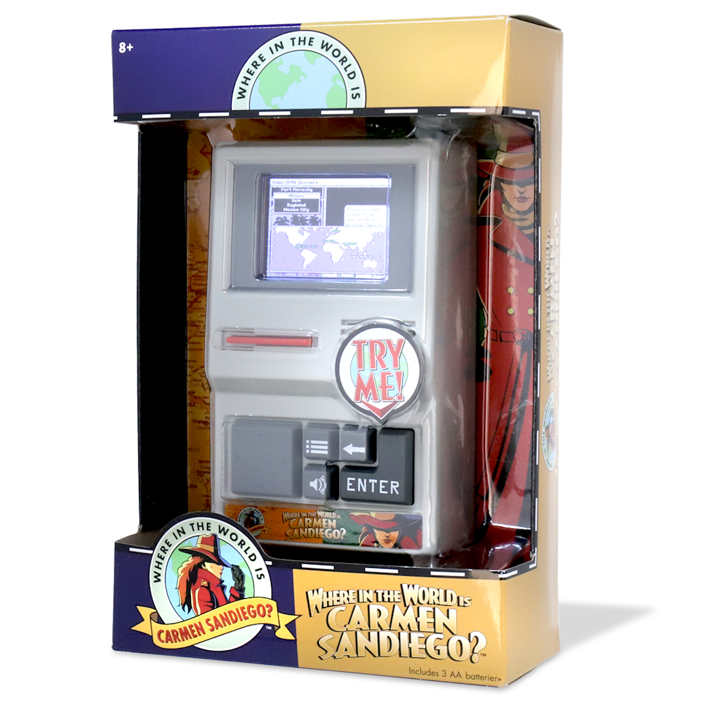 Basic Fun Carmen Sandiego Handheld Game: 1