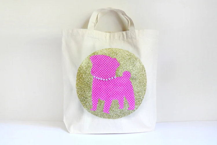 Glitter Tote Bag Craft