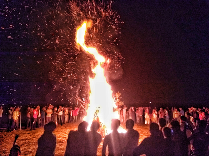 Holi Bonfire