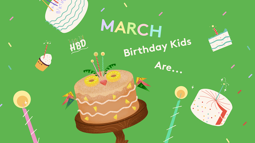 March Birthday Kids Fun Facts