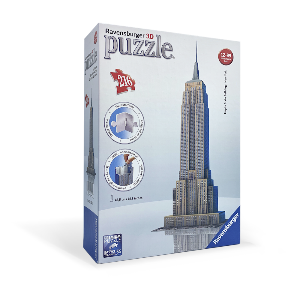 Ravensburger 3D Empire State Building 216-Piece Puzzle