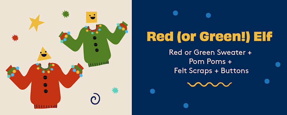 Elf Ugly Holiday Sweater