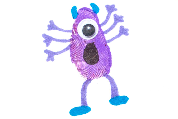 thumbprint monster