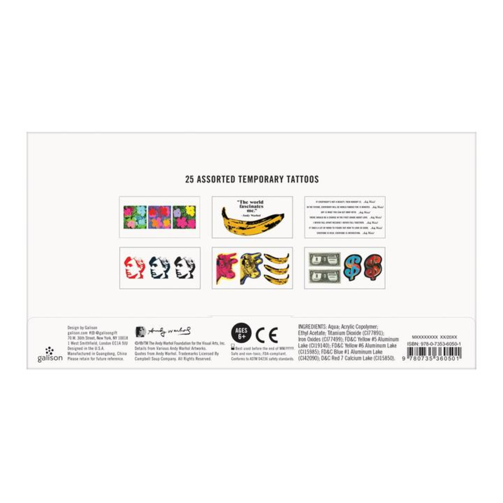 andy-warhol-temporary-tattoo-set-temporary-tattoo-sets-galison-515189 720x