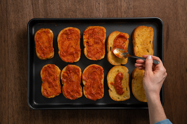 Texas Toast Pizzas-3