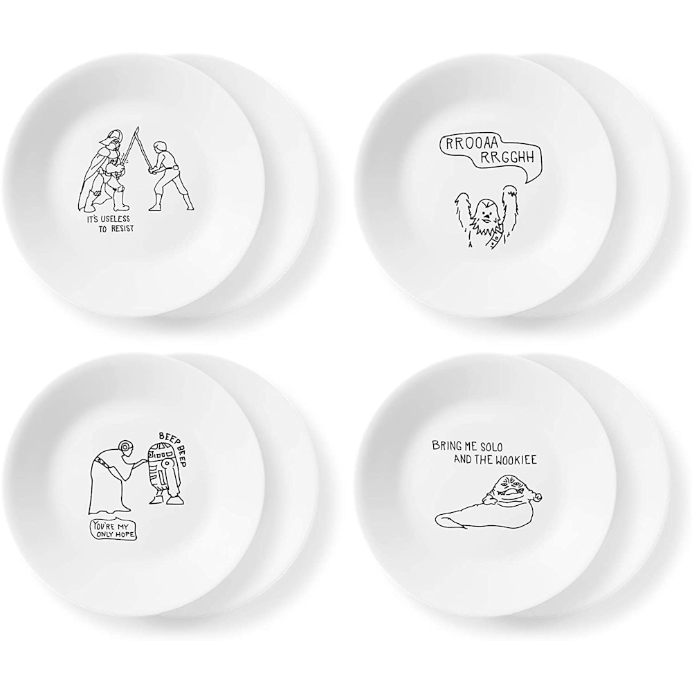 Corelle Disney Star Wars Doodles Appetizer Plates: 0
