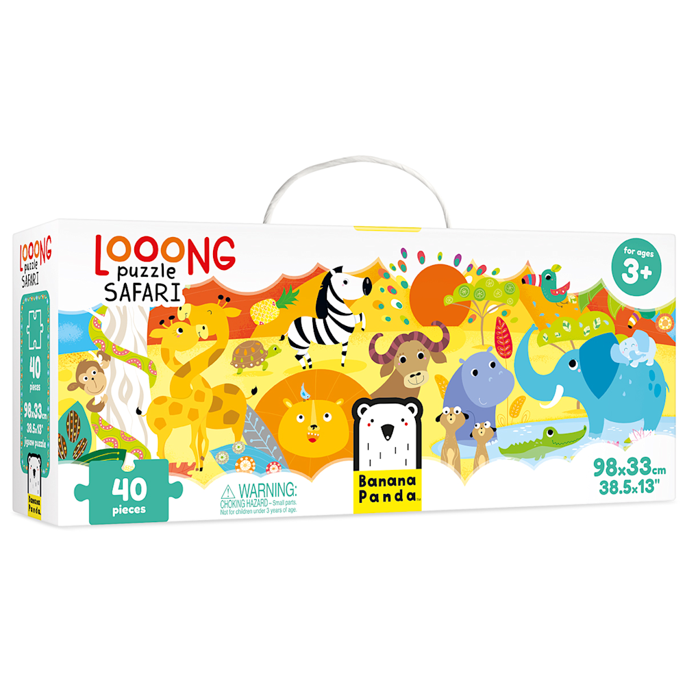 Banana Panda Looong Puzzle Safari: 1