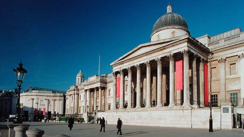 The National Gallery in London, England
