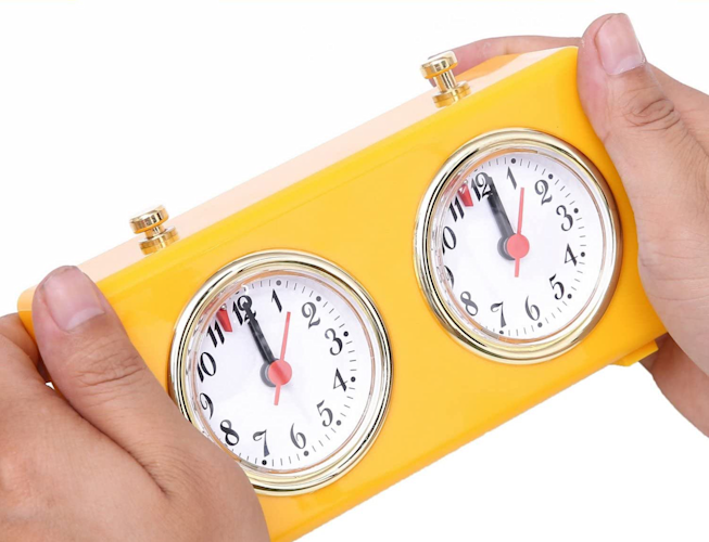 Retro Analog Chess Clock Timer