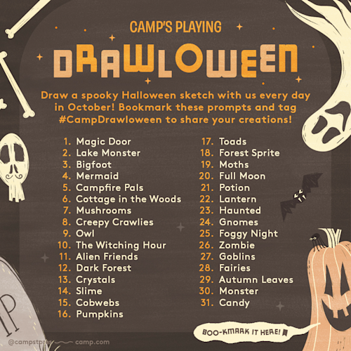 Insta Camp Drawloween Hero 1080xt080