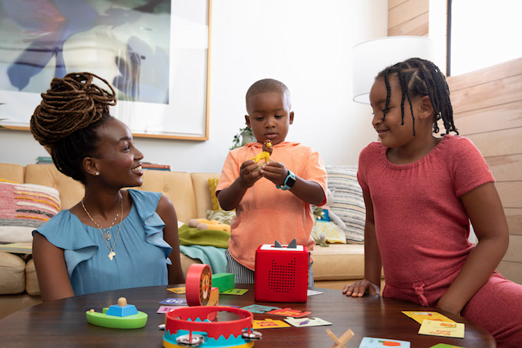 Family Playing with Tonies