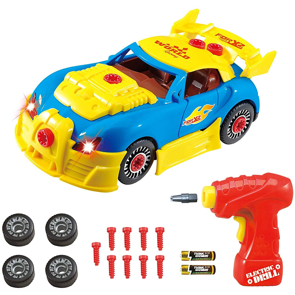Think Gizmos New Take Apart Toy Racing Car Set