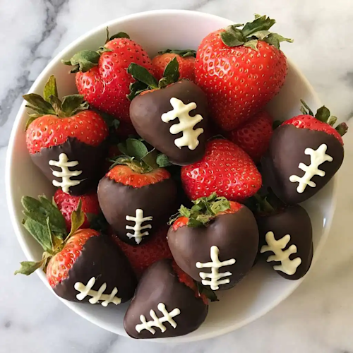 football strawberries