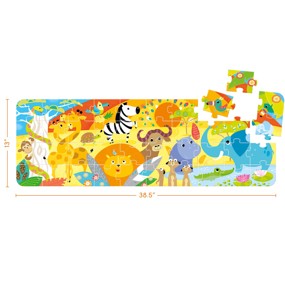Banana Panda Looong Puzzle Safari: 0