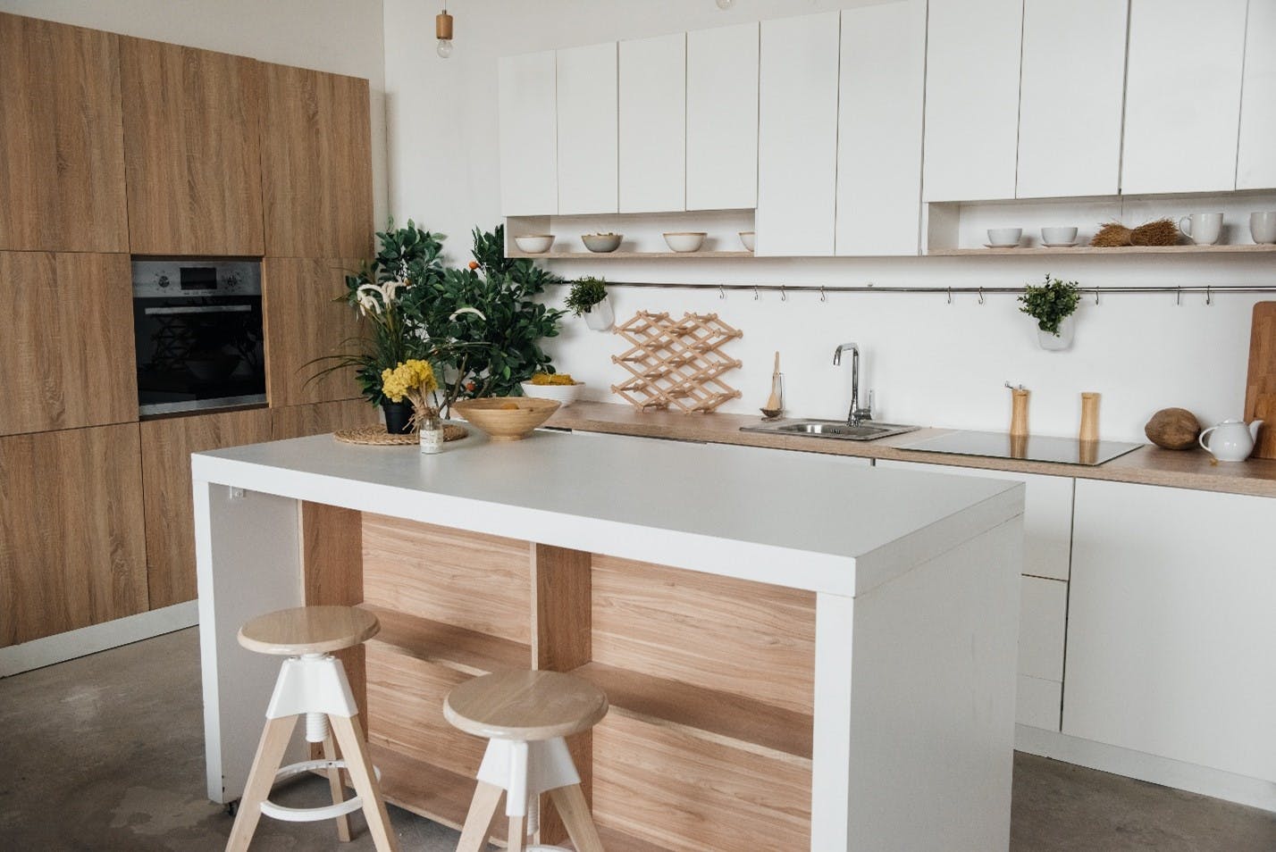 minimalist scandinavian kitchen