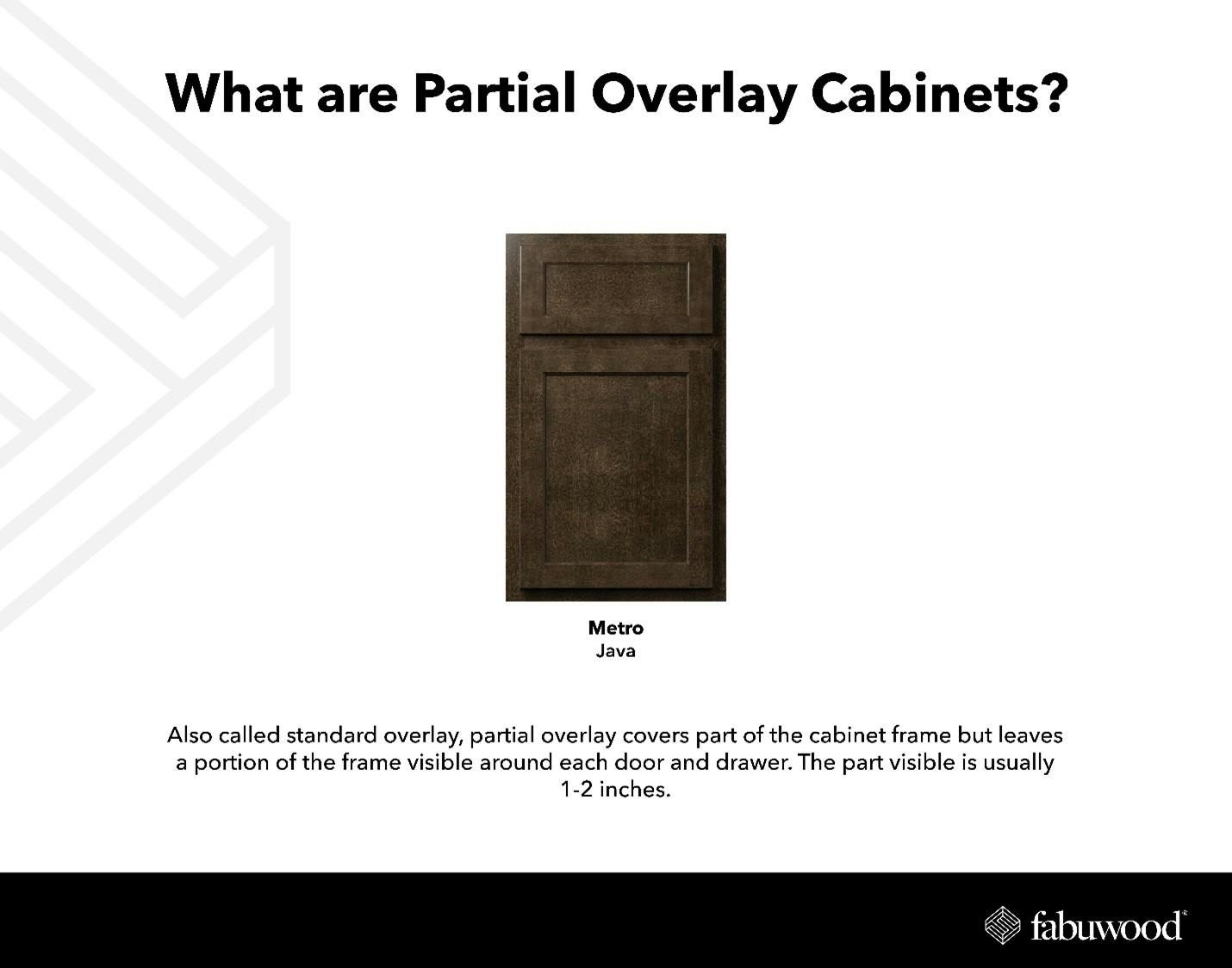 Partial Overlay Cabinets