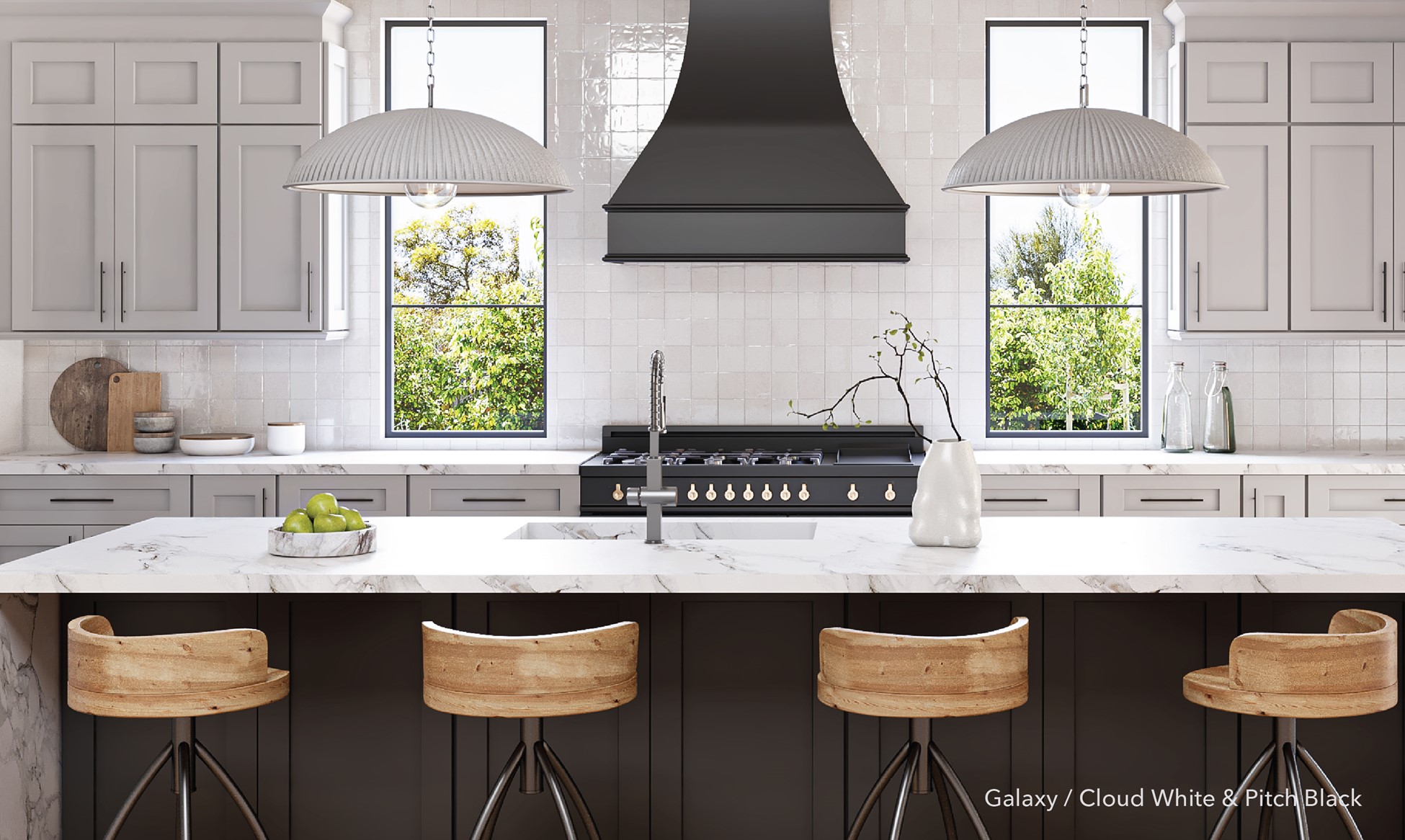 06 Black Kitchen Cabinets
