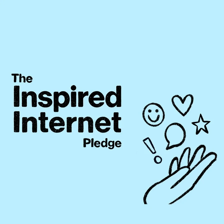 Inspired Internet Pledge logosu.