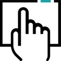 Icon of touchscreen