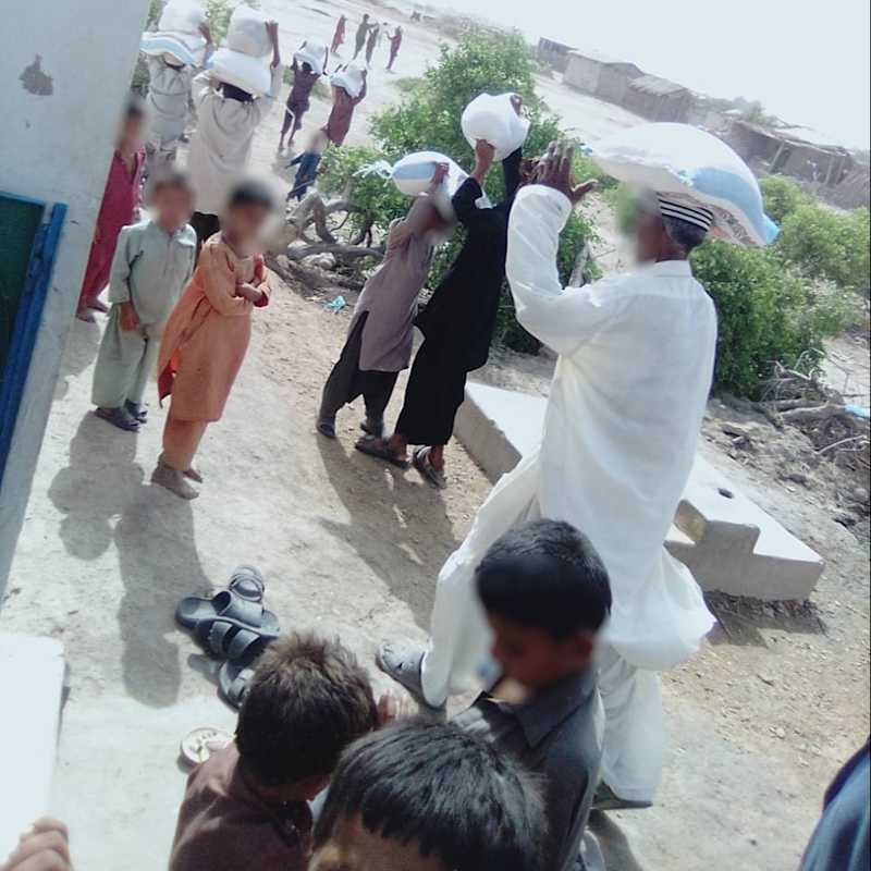 Distribution in Mirpur Sarko