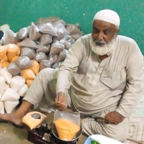 Packaging of Ration in progress Badin