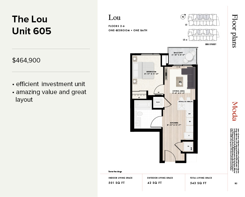 Unit 605 The Lou