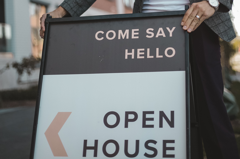 Have a conversation with your agent about doing an open house