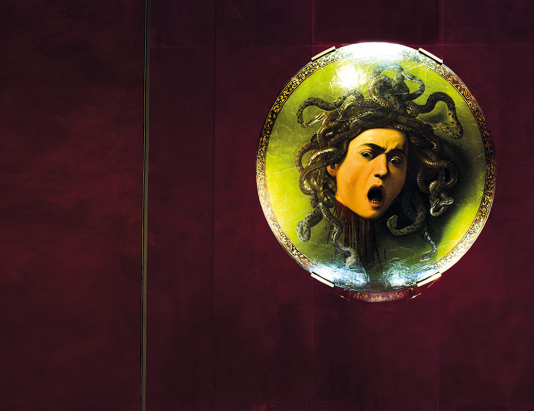 Caravaggio's Medusa Uffizi Gallery Firenze