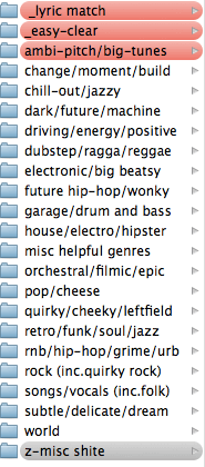 Just Isn't Music - Z-misc shite category didn’t make it into the final application