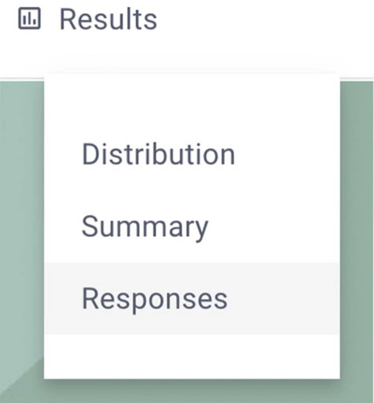 NavResultsMenuResponses