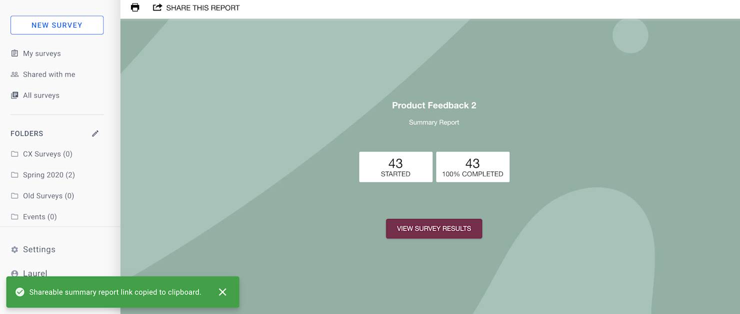 Share This Report Summary report