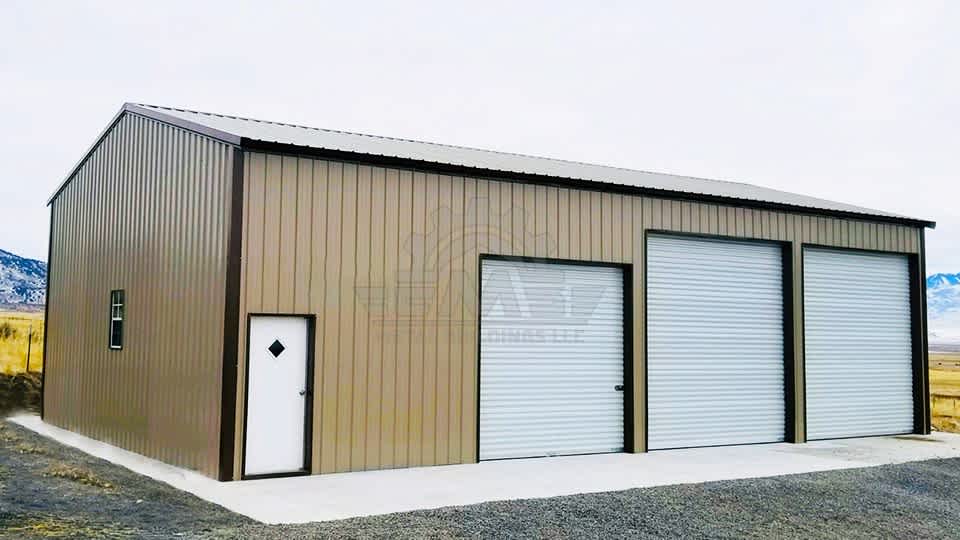 30x50x14 A-Frame Vertical Roof Building