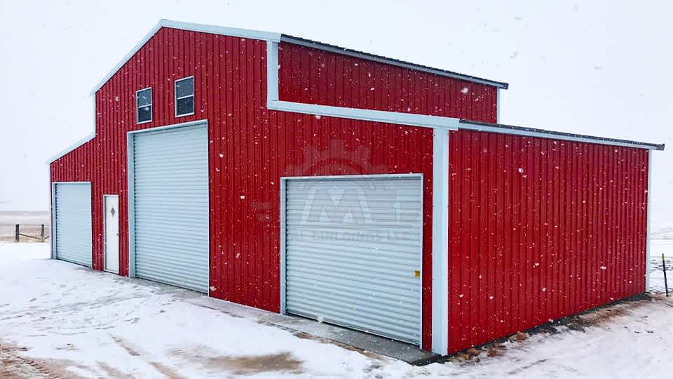 50x25x16-12-10 All Vertical Barn