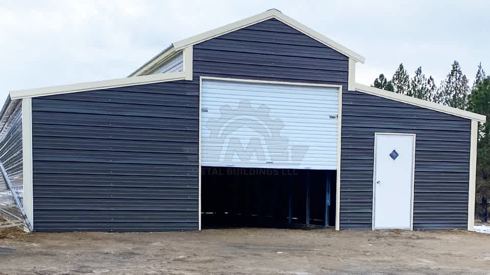 36x25x12 Raised Center Barn