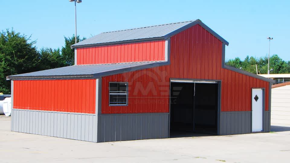 32x30x12 A-Frame Colonial Barn