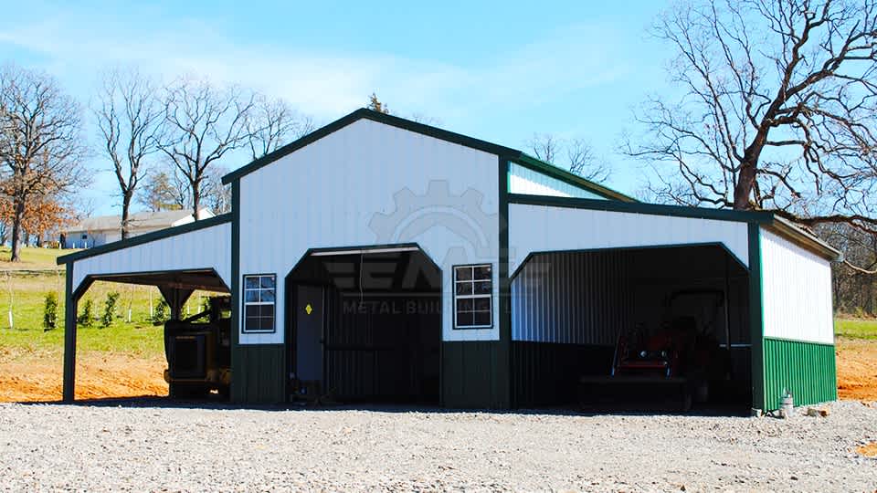 36x20x12 A Frame Colonial Barn All Vertical