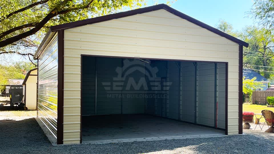 20x30x10 A-Frame Vertical Roof Garage
