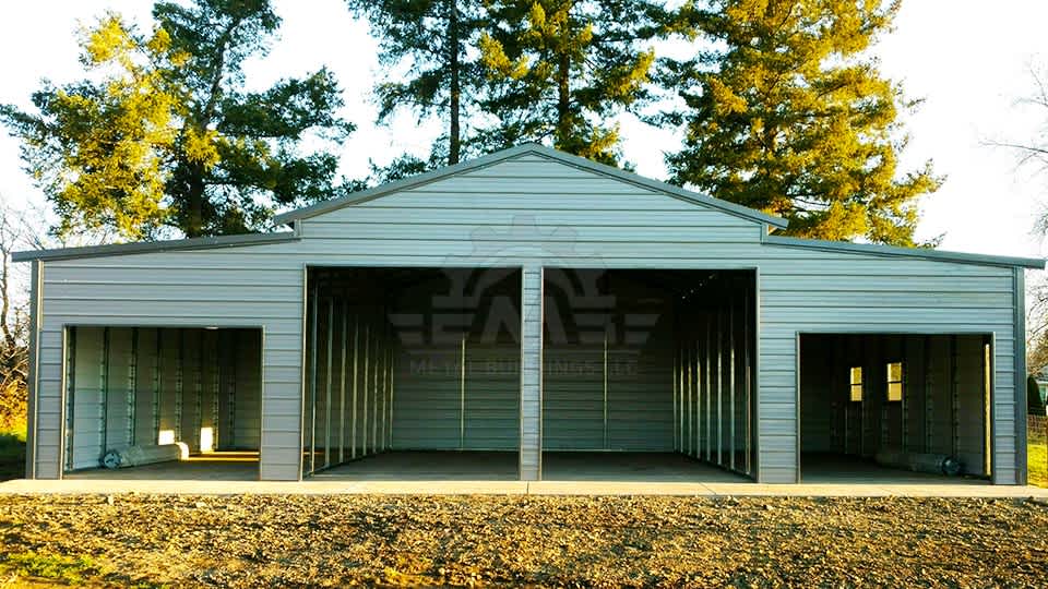 44x40x14 A-Frame Vertical Roof Barn