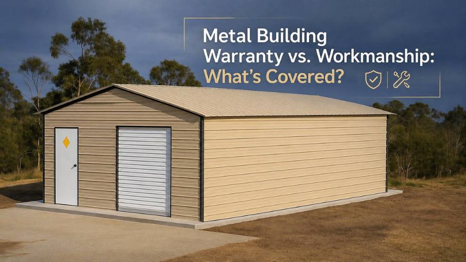 Metal Building Warranty Vs. Workmanship: What’s Covered