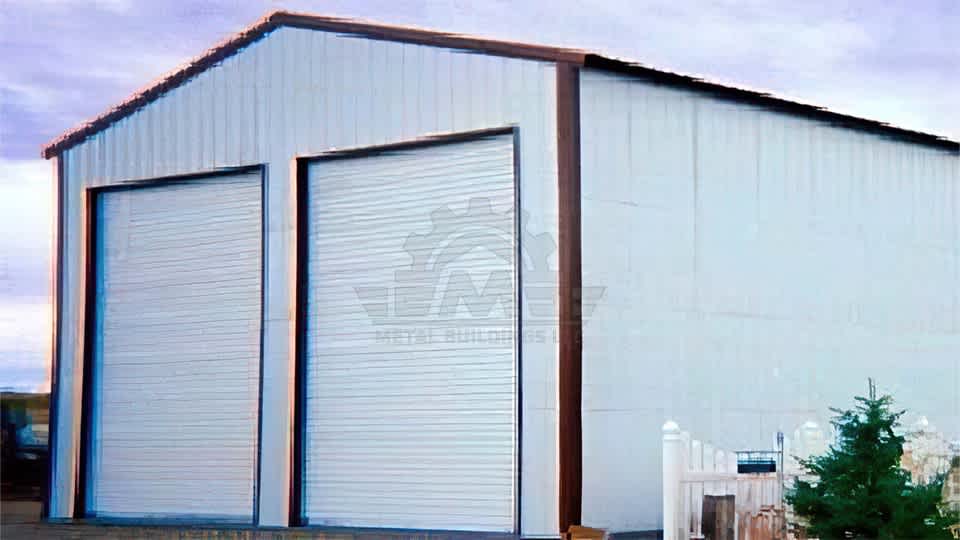 30x45x15 A-Frame Vertical Roof Garage