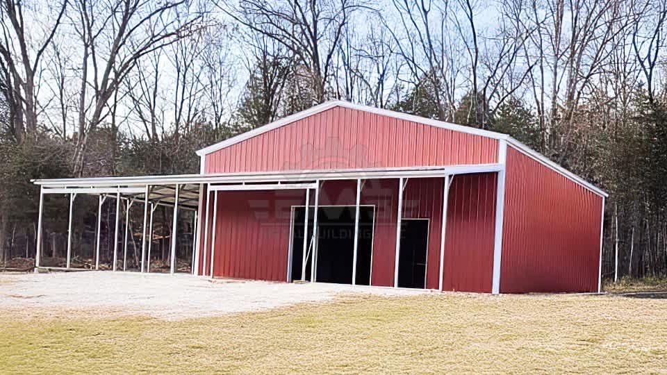 40x50x16 All Vertical Garage
