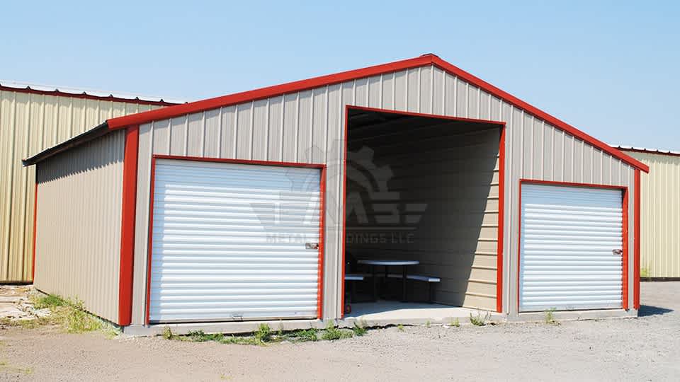 30x24x11-8 Straight Roof Barn