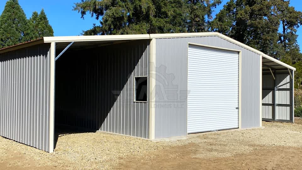 20x20x8 Vertical Roof Barn