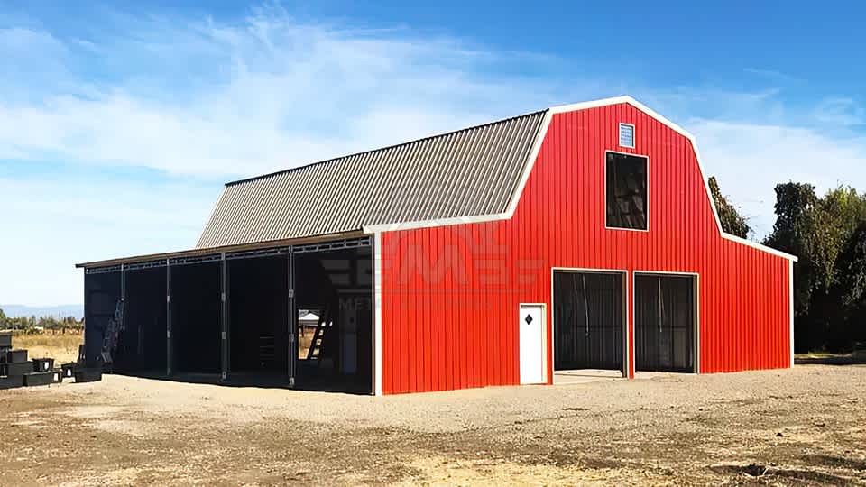 48x45x12 Gambrel Barn